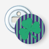 Leuke en Fancy Shamrock Button Flesopener (Voorkant)