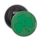 Leuke en Fancy Shamrock Button Flesopener (Voorkant)