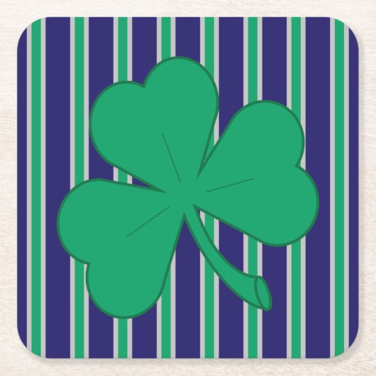 Leuke en Fancy Shamrock Kartonnen Onderzetters (Voorkant)
