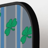 Leuke en Fancy Shamrock Pickleball Paddle (Links Detail)
