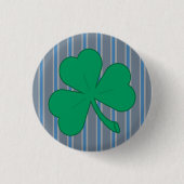 Leuke en Fancy Shamrock Ronde Button 3,2 Cm (Voorkant)