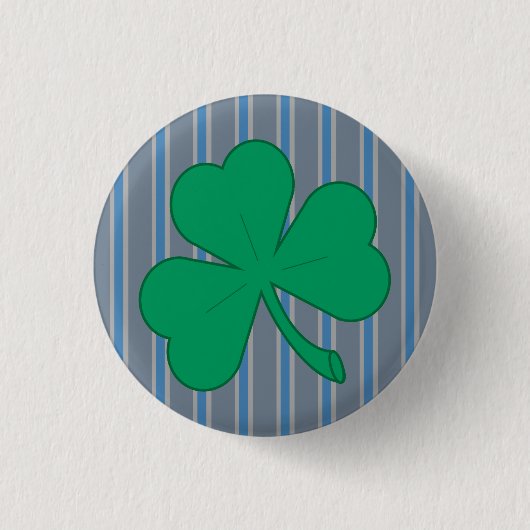 Leuke en Fancy Shamrock Ronde Button 3,2 Cm (Voorkant)