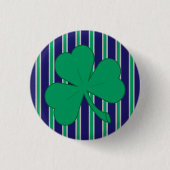Leuke en Fancy Shamrock Ronde Button 3,2 Cm (Voorkant)