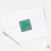 Leuke en Fancy Shamrock Vierkante Sticker (Envelop)