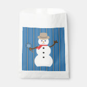 Leuke en Fancy Sneeuwman Detective Bedankzakje (Voorkant)