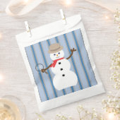 Leuke en Fancy Sneeuwman Detective Bedankzakje (Geknipt)