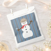 Leuke en Fancy Sneeuwman Detective Bedankzakje (Geknipt)