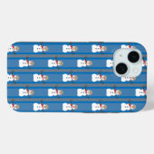 Leuke en Fancy Sneeuwman Detective Case-Mate iPhone Case (Achterkant (horizontaal))
