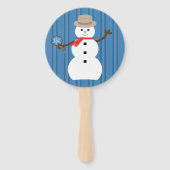 Leuke en Fancy Sneeuwman Detective Handwaaier (Achterkant)