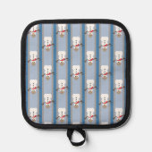 Leuke en Fancy Sneeuwman Detective Pannenlap (Voorkant)