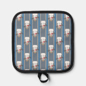 Leuke en Fancy Sneeuwman Detective Pannenlap (Voorkant)