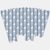Leuke en Fancy Sneeuwman Detective Popcorn Bedankdoosjes (Ongevouwen)