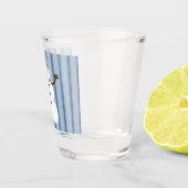 Leuke en Fancy Sneeuwman Detective Shot Glas (Rechts)
