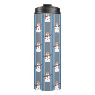 Leuke en Fancy Sneeuwman Detective Thermosbeker