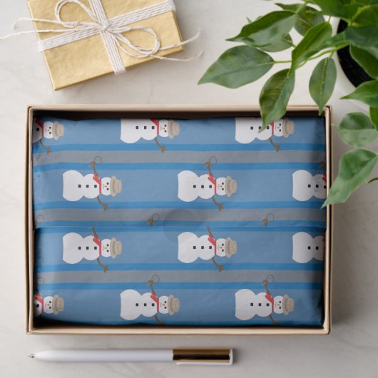 Leuke en Fancy Sneeuwman Detective Tissuepapier (Geschenk)