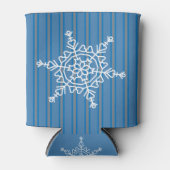 Leuke en Fancy Sneeuwvlok Blikjeskoeler (Voorkant)