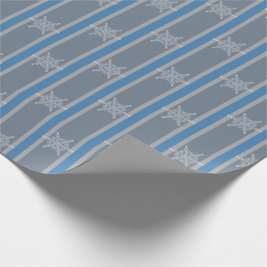 Leuke en Fancy Sneeuwvlok Cadeaupapier (Hoek)