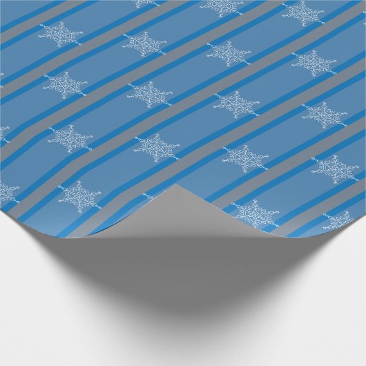 Leuke en Fancy Sneeuwvlok Cadeaupapier (Hoek)