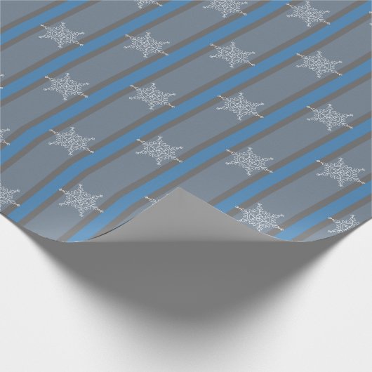 Leuke en Fancy Sneeuwvlok Cadeaupapier (Hoek)