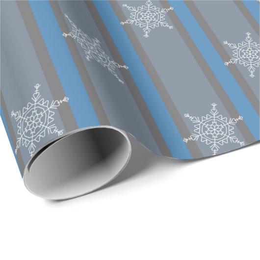 Leuke en Fancy Sneeuwvlok Cadeaupapier (Rol Hoek)