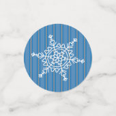 Leuke en Fancy Sneeuwvlok Confetti (Kleine voorkant)