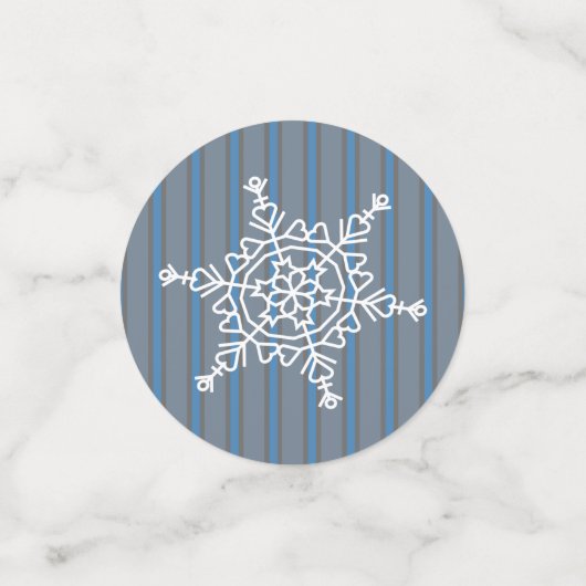 Leuke en Fancy Sneeuwvlok Confetti (Kleine voorkant)