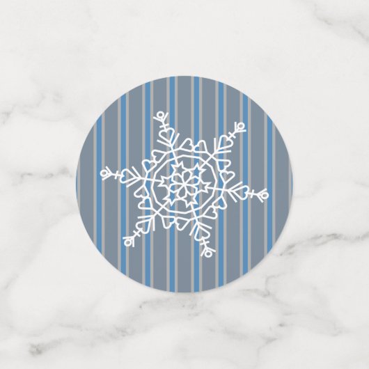 Leuke en Fancy Sneeuwvlok Confetti (Kleine voorkant)