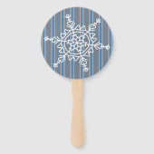 Leuke en Fancy Sneeuwvlok Handwaaier (Achterkant)