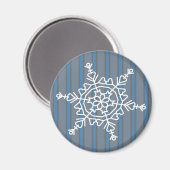 Leuke en Fancy Sneeuwvlok Magneet (Voorkant / Achterkant)