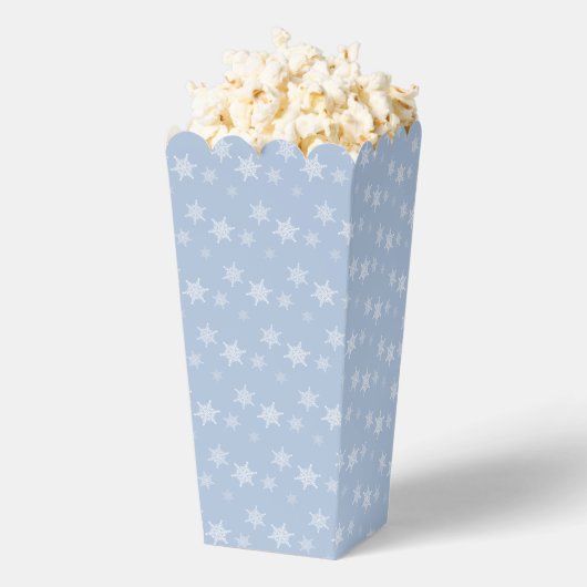Leuke en Fancy Sneeuwvlok Popcorn Bedankdoosjes (Popped)