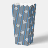 Leuke en Fancy Sneeuwvlok Popcorn Bedankdoosjes (Achterkant)