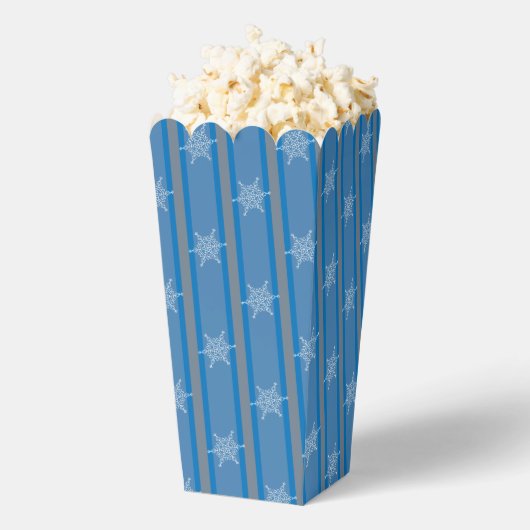 Leuke en Fancy Sneeuwvlok Popcorn Bedankdoosjes (Popped)
