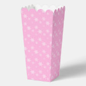 Leuke en Fancy Sneeuwvlok Roze Popcorn Bedankdoosjes (Achterkant)