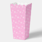 Leuke en Fancy Sneeuwvlok Roze Popcorn Bedankdoosjes (Voorkant)