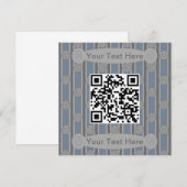 Leuke en Fancy Spiral QR Code Kaart (Voorkant / Achterkant)
