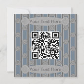 Leuke en Fancy Spiral QR Code Kaart (Voorkant)
