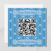 Leuke en Fancy Star QR Code Kaart (Voorkant / Achterkant)