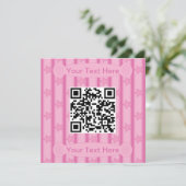 Leuke en Fancy Star QR Code Kaart (Staand voorkant)