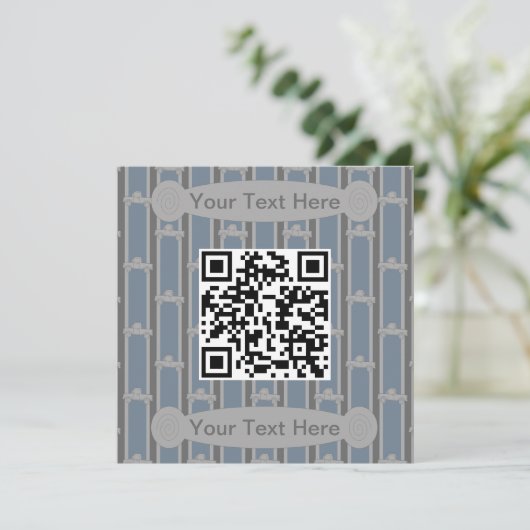 Leuke en Fancy Truck QR Code Kaart (Staand voorkant)
