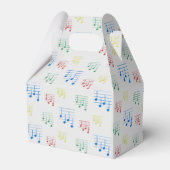 Leuke en Fancy Ukulele Tuning Song Muziek Note Bedankdoosjes (Achterkant)
