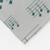 Leuke en Fancy Ukulele Tuning Song Muziek Note Fleece Deken (Hoek)