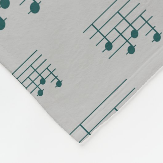 Leuke en Fancy Ukulele Tuning Song Muziek Note Fleece Deken (Hoek)