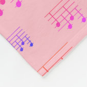 Leuke en Fancy Ukulele Tuning Song Muziek Note Fleece Deken (Hoek)