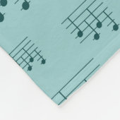 Leuke en Fancy Ukulele Tuning Song Muziek Note Fleece Deken (Hoek)