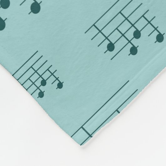 Leuke en Fancy Ukulele Tuning Song Muziek Note Fleece Deken (Hoek)