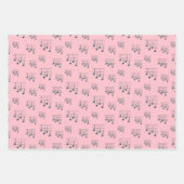 Leuke en Fancy Ukulele Tuning Song Muziek Note Inpakpapier Vel (Voorkant)