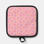 Leuke en Fancy Ukulele Tuning Song Muziek Note Pannenlap (Voorkant)