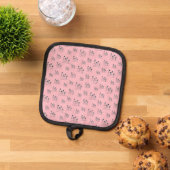 Leuke en Fancy Ukulele Tuning Song Muziek Note Pannenlap (Top down)