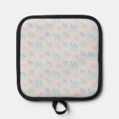 Leuke en Fancy Ukulele Tuning Song Muziek Note Pannenlap (Voorkant)