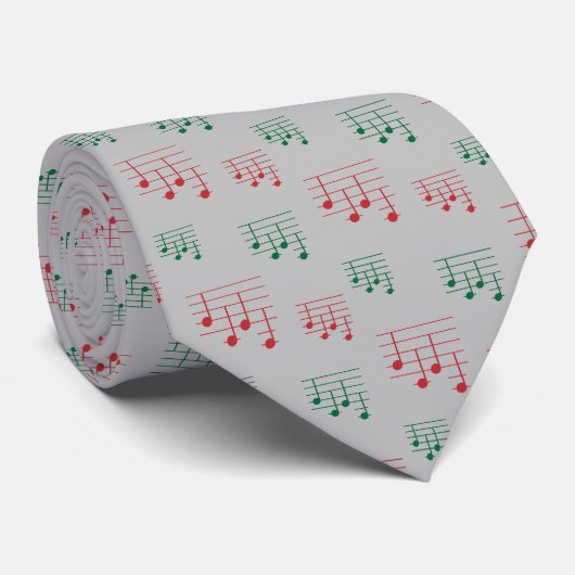 Leuke en Fancy Ukulele Tuning Song Muziek Note Stropdas (Opgerold)